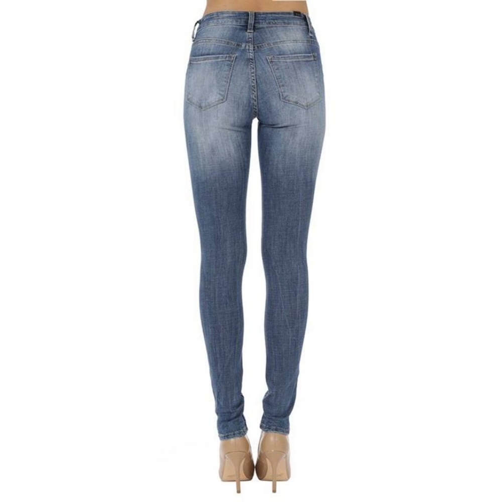 SADIE BUTTON UP DISTRESSED SKINNY JEANS - Picture 5 of 8